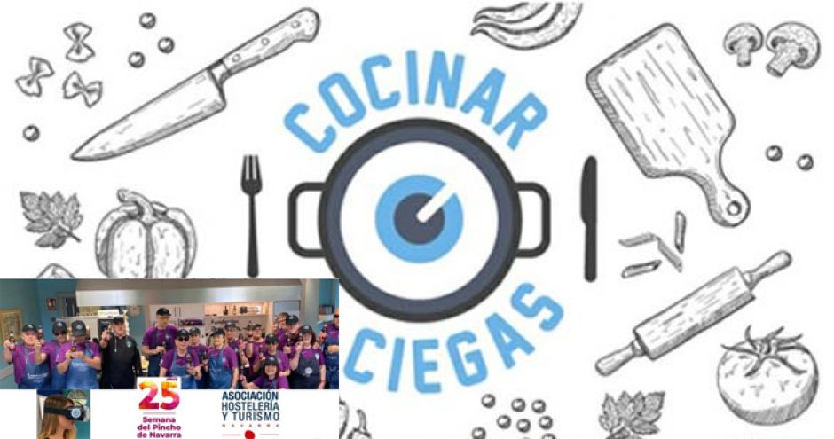 Cocinar a ciegas logo de la entidad